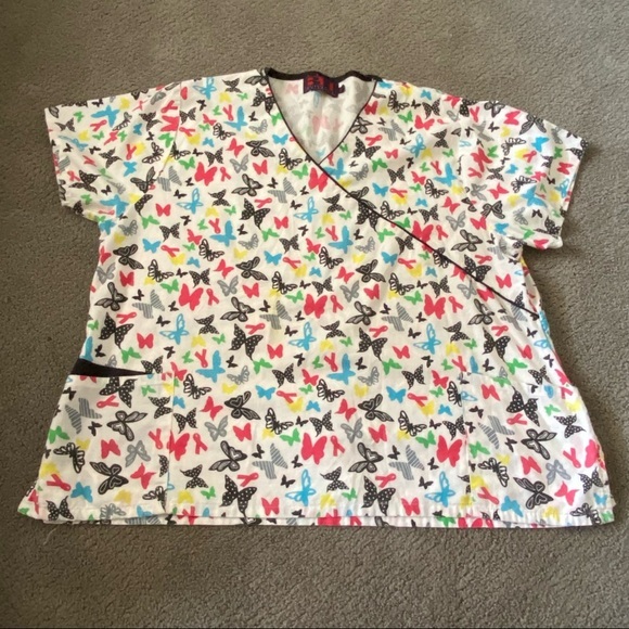 Beverly Hill Scrubs Top Size 2XL‎  Women’s - Picture 1 of 7